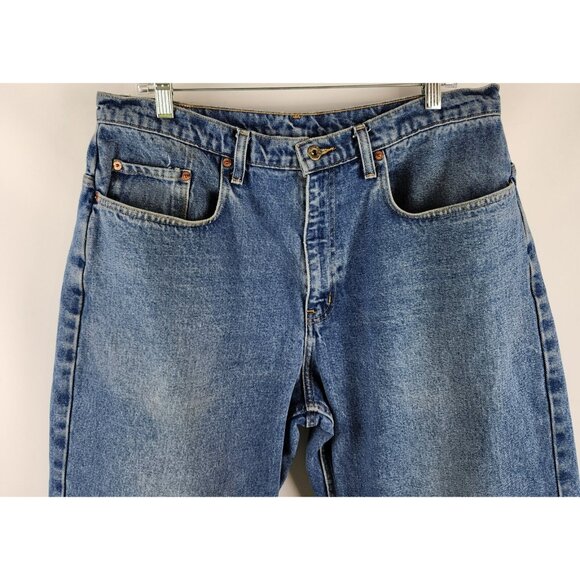 Polo Jeans Co. Jeans Mens 36x30 Blue Denim Baggy High Rise Pants - Picture 2 of 12